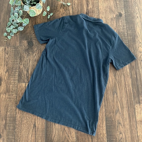 Billabong Standard Issue Short Sleeve Polo in Blue Stripes - Picture 7 of 8